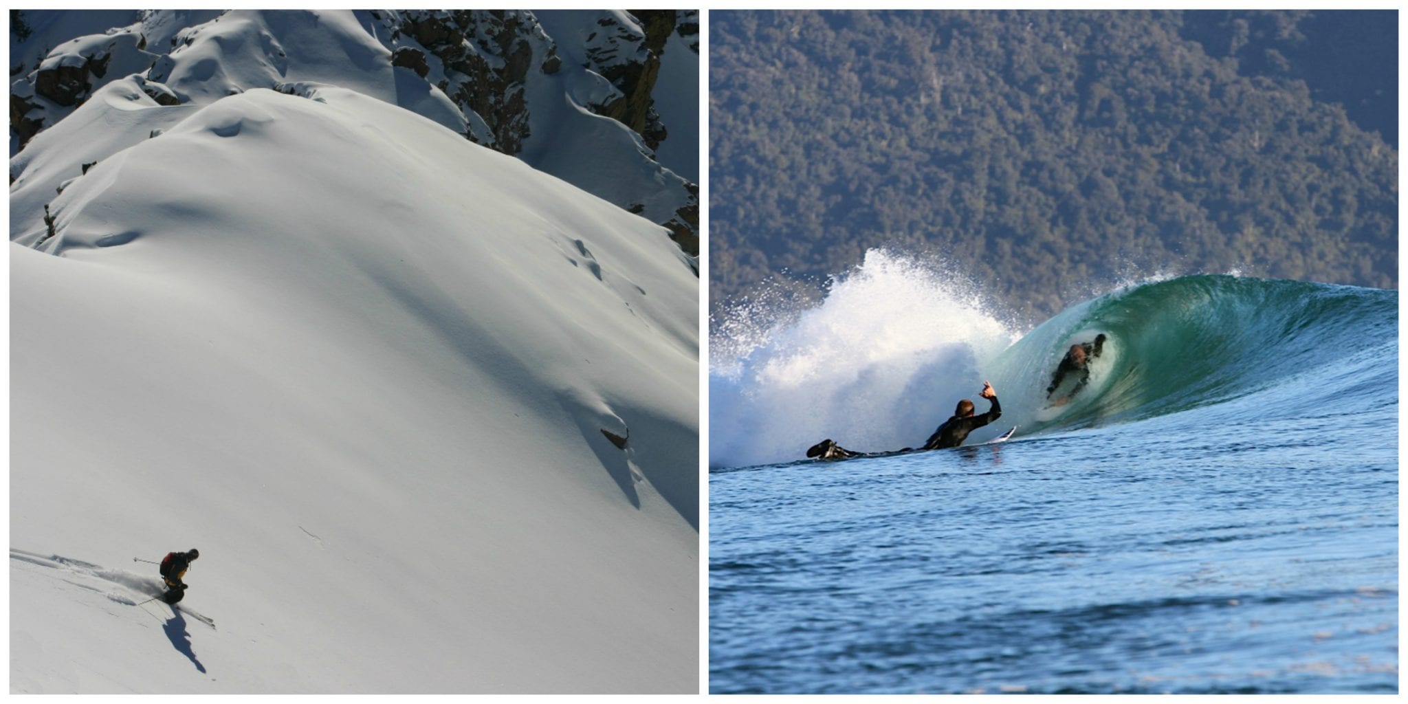 Heli surf and ski on the same day