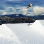 Snowboarder Robby Walker at Skyline MBP park