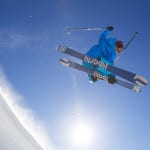 A perfect Japan grab on skis. Richie Adams, 13th July. Yeew!! Richie!!