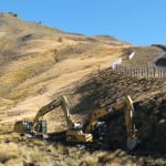 Exit from Bullet & Side Saddle, Treble Cone Wanaka NZ