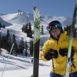 Jonny Moseley skiing at Squaw Valley