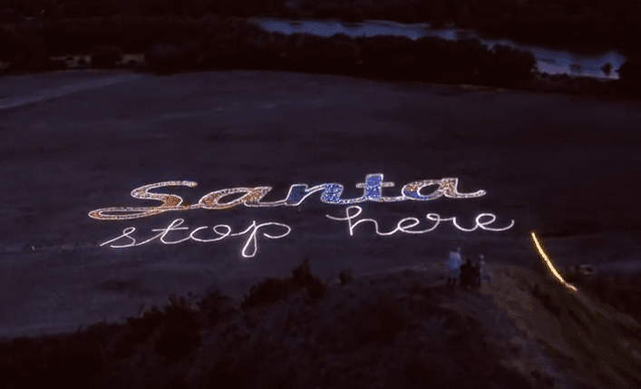 The creative Kiwi Dad that let Santa know where to land his sleigh