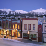 Breckenridge Main Street in winter.