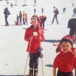 Tracey and I at the snow in 1975