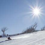 Manuela Berchtold skiing