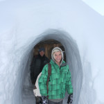 The igloo was a great experience