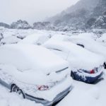 Snow car park Thredbo Aug 7