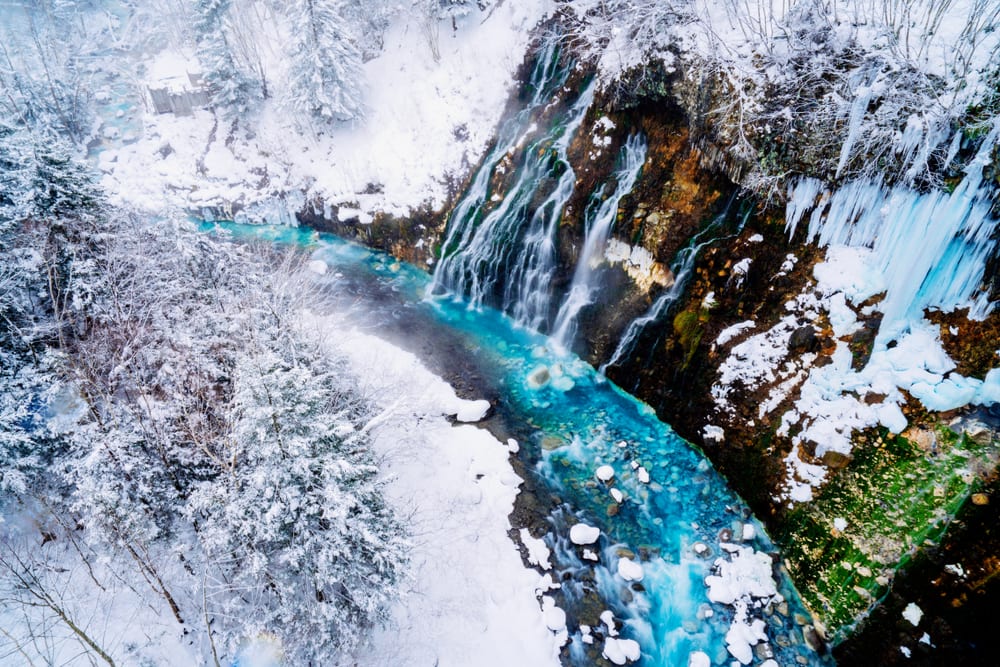 waterfall furano waterfall furano