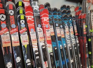 Buying snow gear in Tokyo to ski or board in Japan