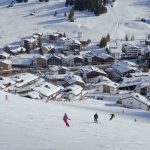 Winter skiing in the Arlberg village of Lech.