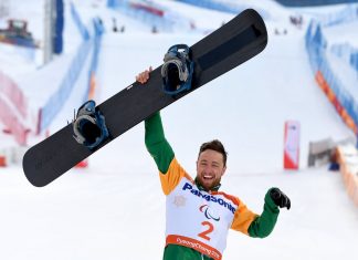 Gold for Australia and Simon Patmore in Paralympic boarder cross
