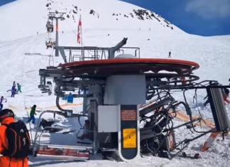 Skiers flung from out of control chairlift
