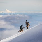 Hiking at Turoa with views of Mt Taranaki