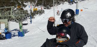 That one time I went sit skiing for the first time