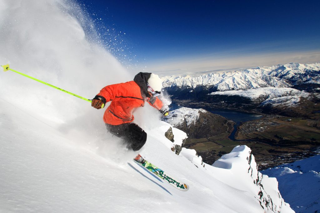 skiing, remarkables, New Zealand