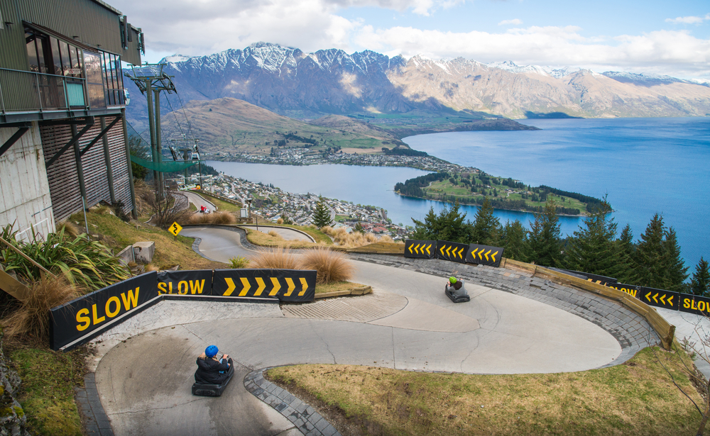 Queenstown, ski, luge