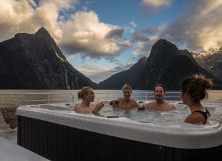 Overnight winter cruise launches at Milford Sound