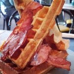 High Ground Coffee Bar waffles