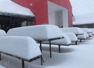 New Zealand just got the storm of their ski season, in September Cardrona