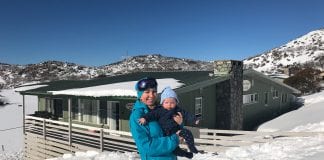 Taking a baby to your Aussie ski club lodge for the first time