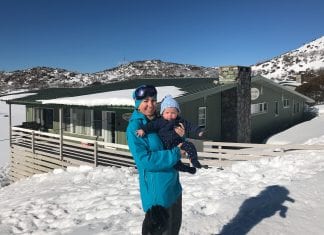 Taking a baby to your Aussie ski club lodge for the first time