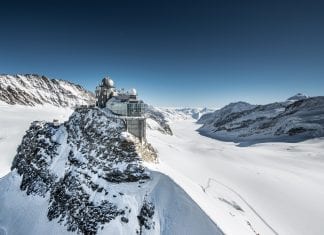 Switzerland closes all ski resorts, FWT Verbier Xtreme cancelled jungfraujoch top of europe