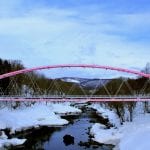 pink bridge hirafu