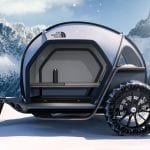 bmw designworks x the north face futurelight camper hero