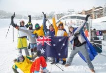 Why are ski towns always so full of Aussies? Everywhere aspen Australia Day