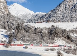 Switzerland’s Glacier Express ski train just went next level luxe image