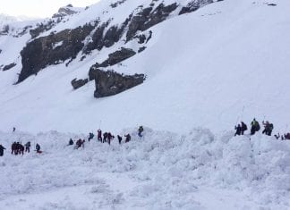 On piste avalanche at Crans Montana kills one, injures three others crans montana avalanche