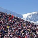 Just a few people at Lauberhorn