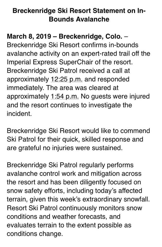 breck statement