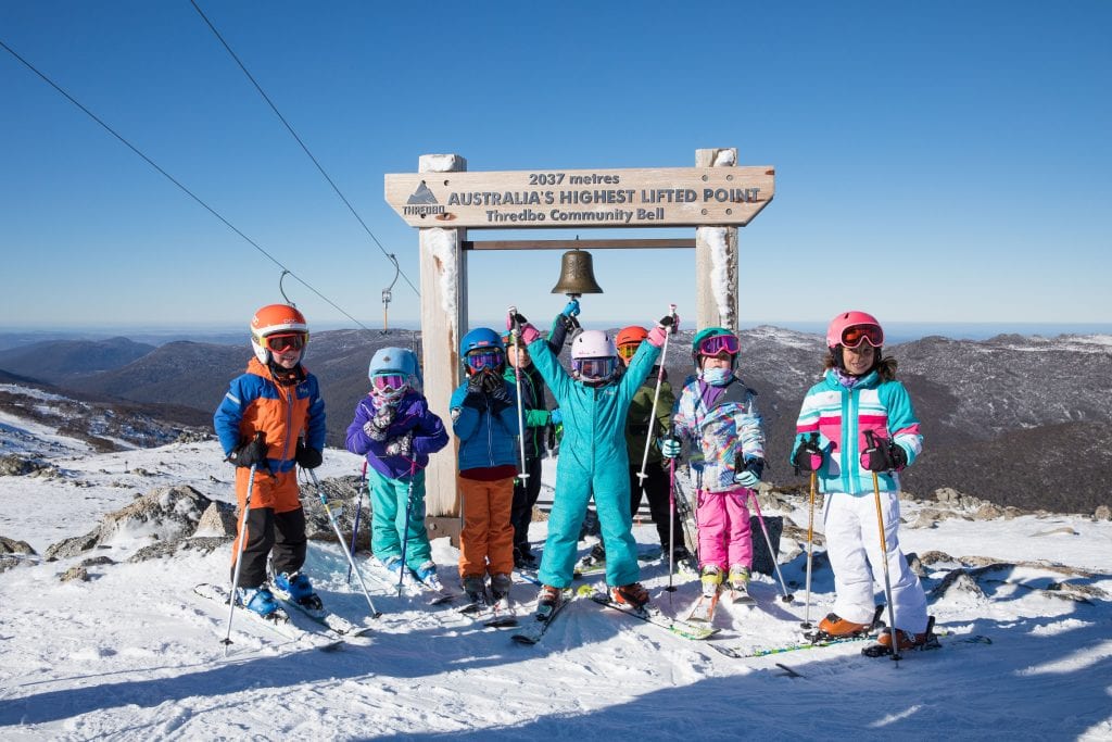 kids skiing bluebird cv a