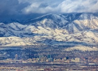 French Alps and Salt Lake City to host 2030 and 2034 Winter Olympics Salt Lake City shutter stock