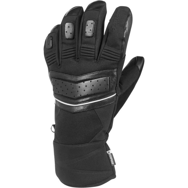 gl adult skiing gloves black
