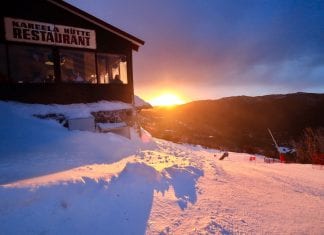 Snowcat Thredbo wine dinners at Kareela Hutte this season! kareela hutte post