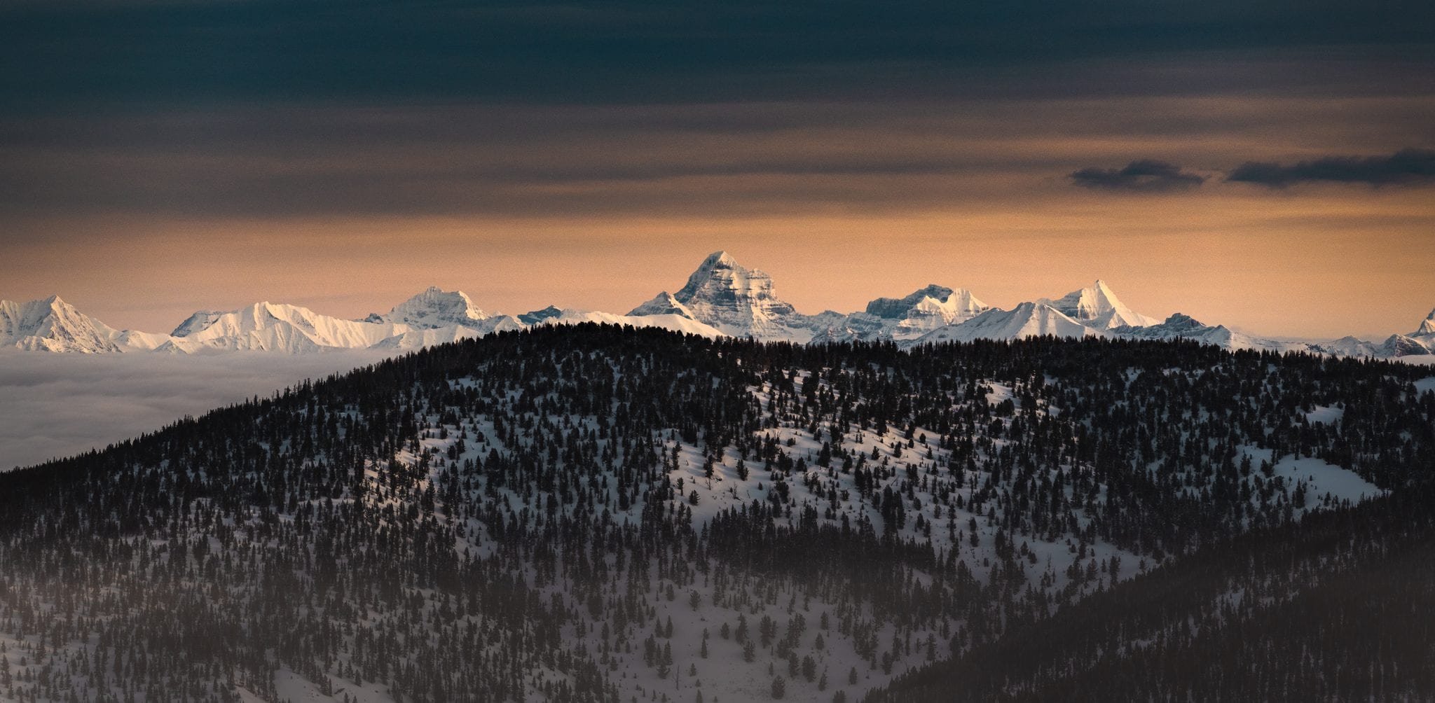 rockies assiniboine panorama