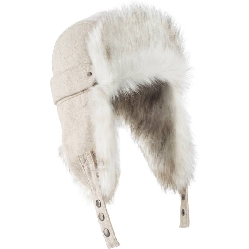 ushanka ski hat noof ivory