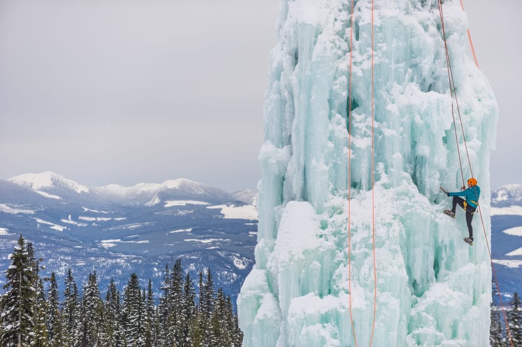 ice climbing Big White Ski Resort