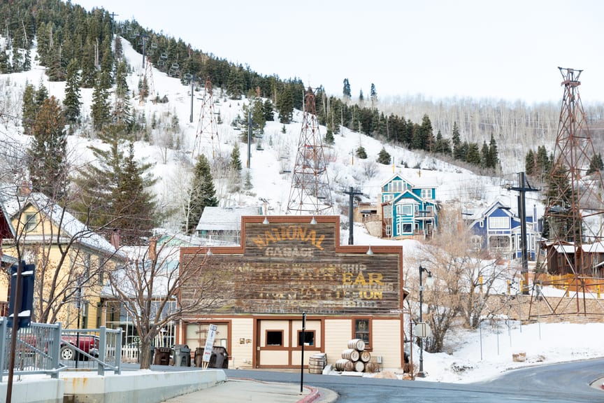 exterior of high west distillery saloon