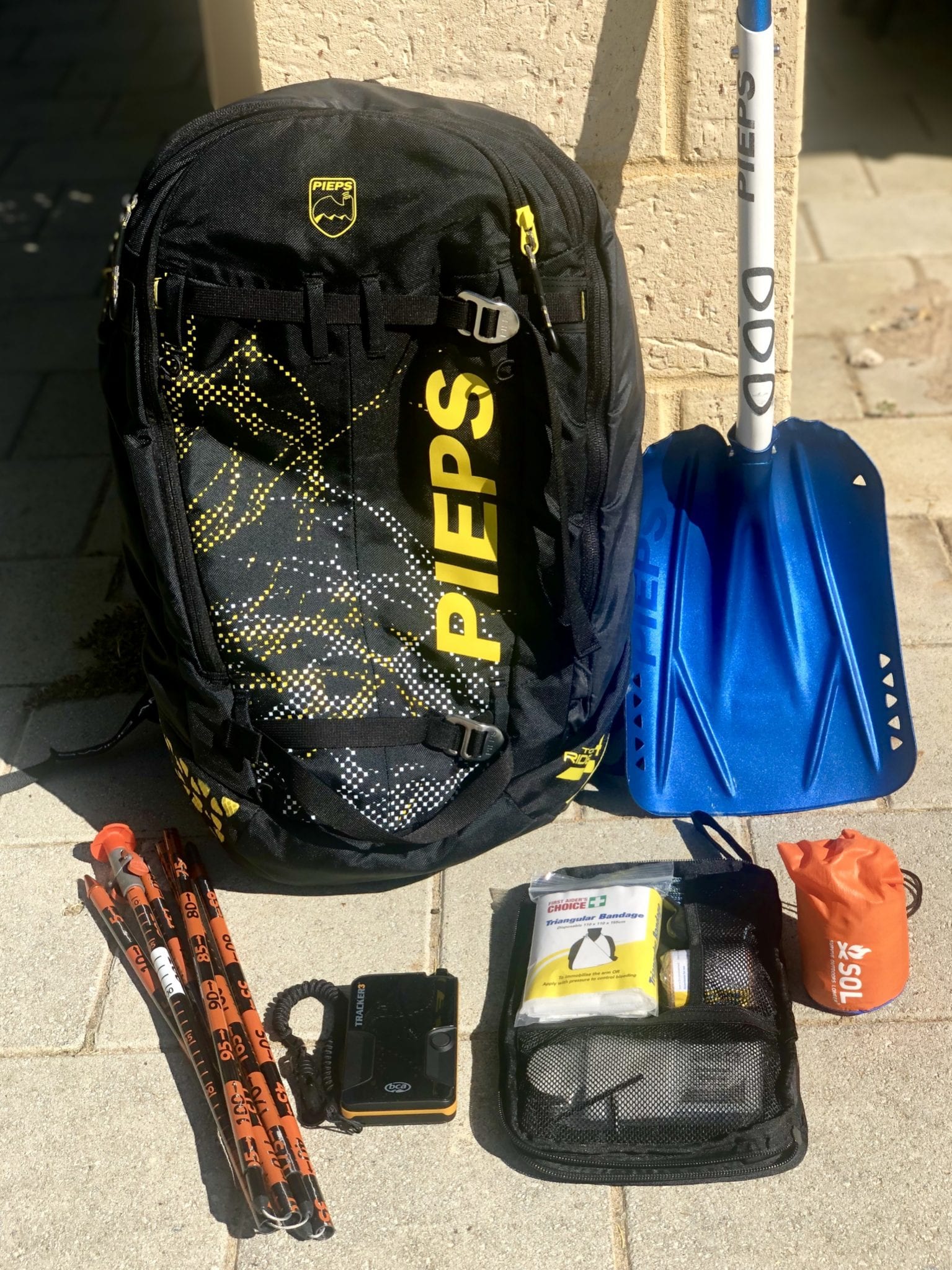 Inside my bag Avalanche equipment