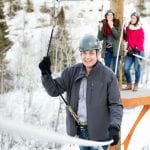 ropes course at utah olympic park