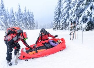 Knowing when to call ski patrol ski patrol sled