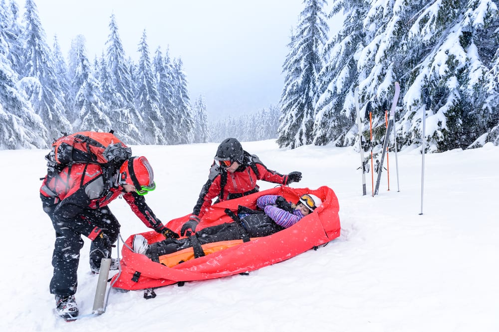 ski patrol sled