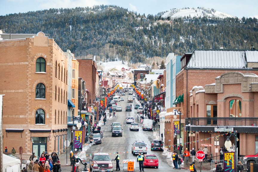 the sundance film festival on historic main street