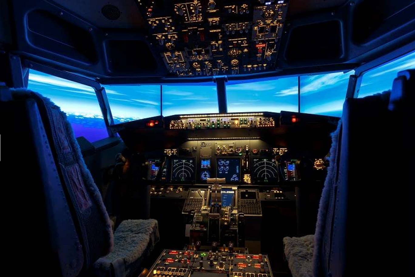 flight simulatoir cockpit png