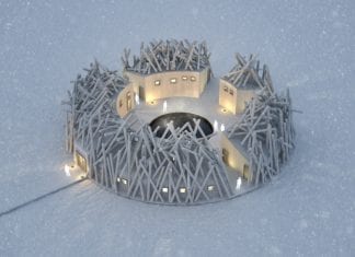 Ski in Scandinavia and stay in a floating sauna hotel in Sweden Arctic Bath Hotel and Spa