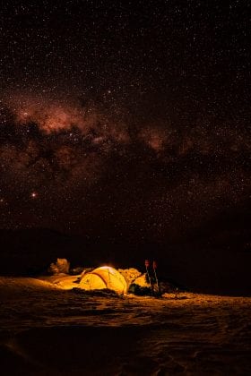 camping in Australia backcountry