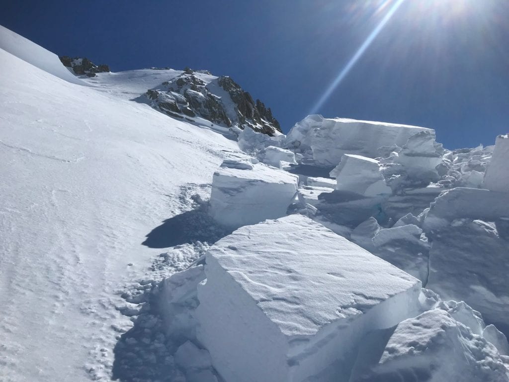 avalanche debris